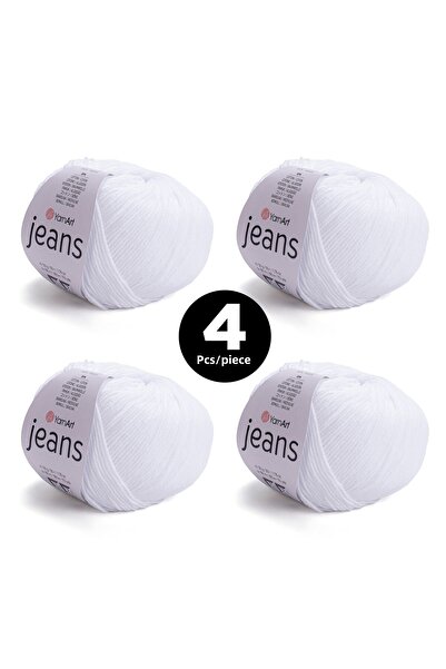 Yarnart 62 Model Jean Knitting Lână - Pachet de 4