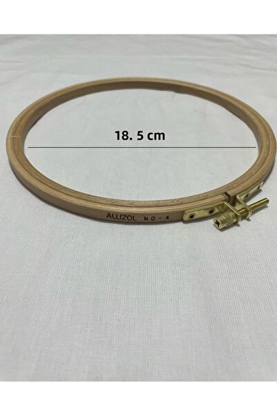 ALLIZOL KASNAK بكرة تطريز خشبية لولبية من Allizol (AL 202-4)، بكرة ثقب (18.5 سم بكرة واحدة)