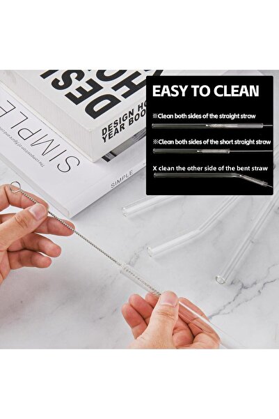 ÇARŞI HANEM 14 Piece Glass Pipette Set 12 Pieces Glass Pipettes and 2 Pieces Cleaning Brush Set 1. Quality / 9 mm