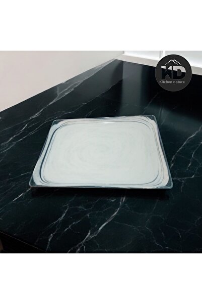 Kütahya Porselen 35X26 Rectangular Boat Serving Presentation Breakfast Plate