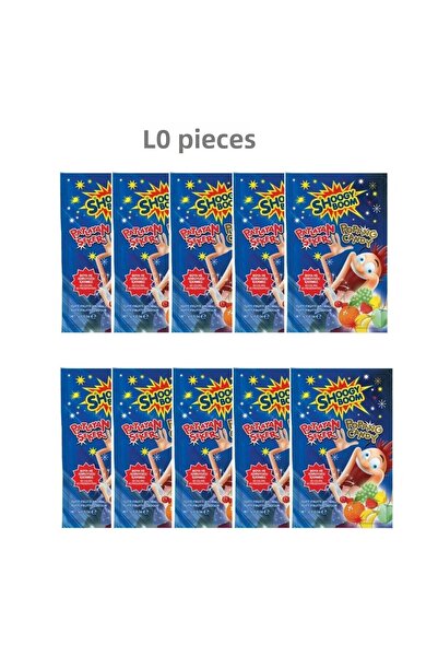 Shoogy Boom حلوى توتي فروتي بنكهة الانفجار 7 جرام. 10 قطع