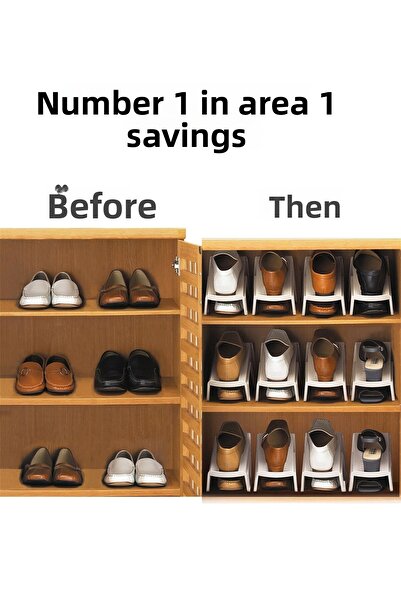 FİTHOME 20-Piece Plastic Shoe Organizer - Organizer