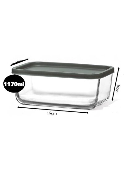 LAV Feyzade Cube Breakfast Storage Container 6Pcs 1170Cc (Cub-238)