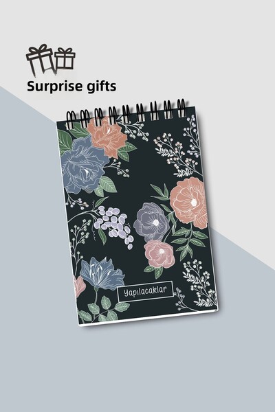 Eldesen Tasarım Do List A6 Notebook with Flexible Cardboard Cover, Mini Notebook