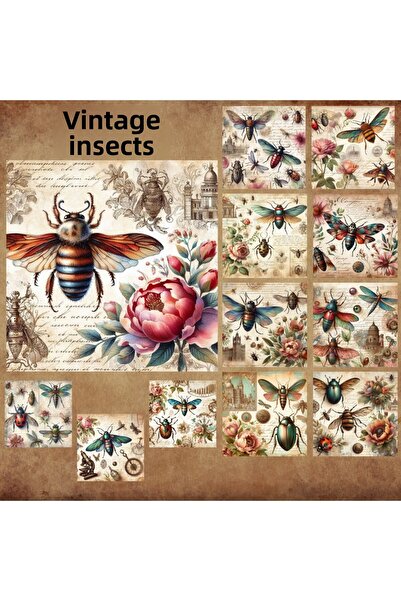 Pink Swan Craft Set de autocolante pentru albume de însemnări de 12 bucăți Vi...