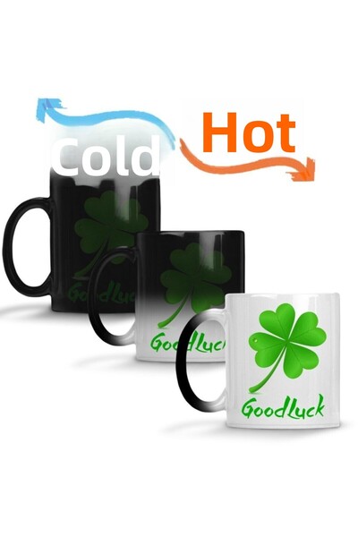 Baskı Dükkanı كوب سحري للحظ السعيد، بورسلين