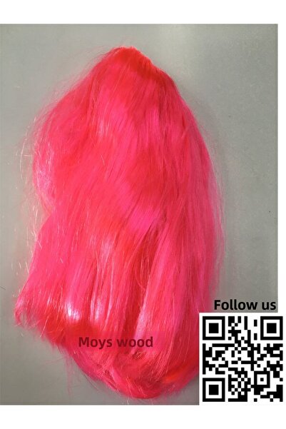moysahsap party&ahşap Ροζ Χρώμα Κοντή Περούκα - Περούκα για πάρτι