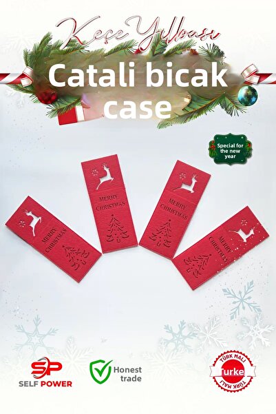 Self Power 6-Piece Stylish Christmas Themed Special Design Christmas Themed Cutlery Set