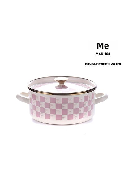 MİEN Емайлирана тенджера Mien Lady Decor 20 см