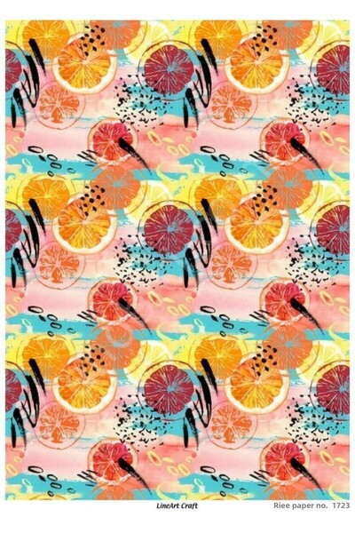 ehobici Lineart Brass Decopage Paper Model - 1723