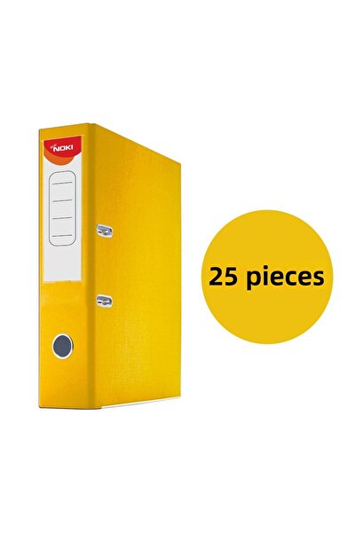 Noki Large Plastic Folder Yellow 25 Pieces