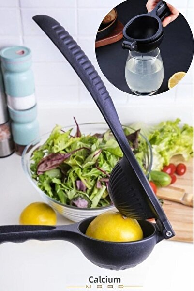 Kalsiyum Mood Fruit Vegetable Cast Citrus Juicer, Orange Lemon Juicer Metal Manual Citrus Juicer