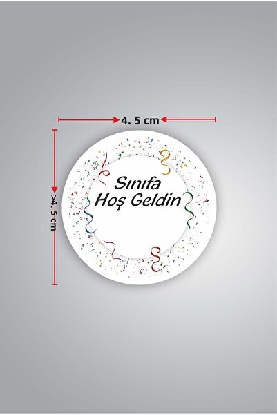 Vice Welcome to Class Label (4.5 Cm 35 Pieces)