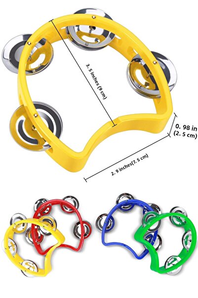 Midex Orf-Tf-05Yl Bell Tambourine Yellow Moulding Tools - 1 Piece