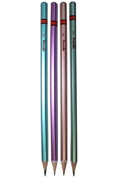 Rotring Pencil Hb Metallic Color 4 Pieces