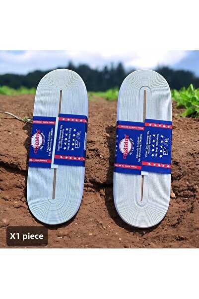 Metler ساق بيضاء مرنة بعرض 10 متر - 3 سم منتج من اللاتكس قطعة واحدة