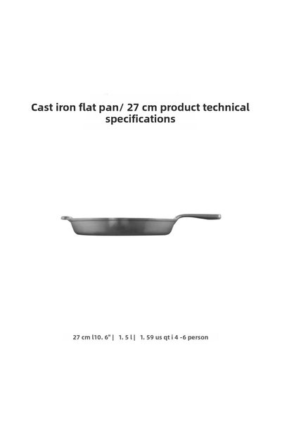 Voeux Kitchenware Gracieuse 27 cm Flat Pan Gray