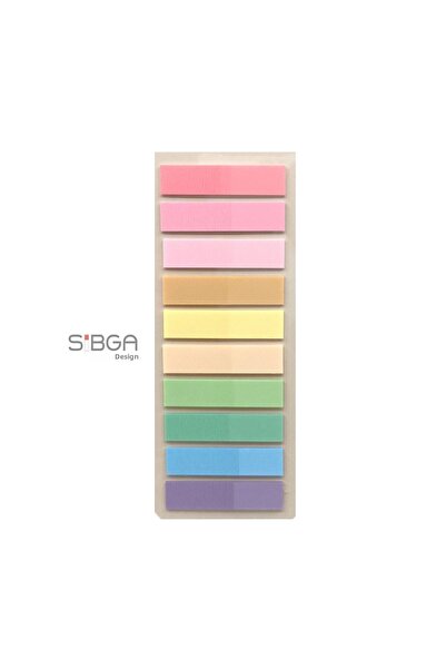 sibga tasarım Transparent Colored Postit Post-it Post ItBookmark Bookmark Postit Sticker Note Paper 200 Sheets
