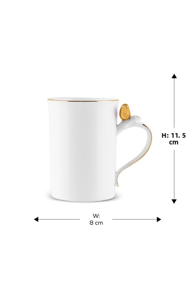 Karaca Gold Bird Momentry Mug - X Müge 300 ml