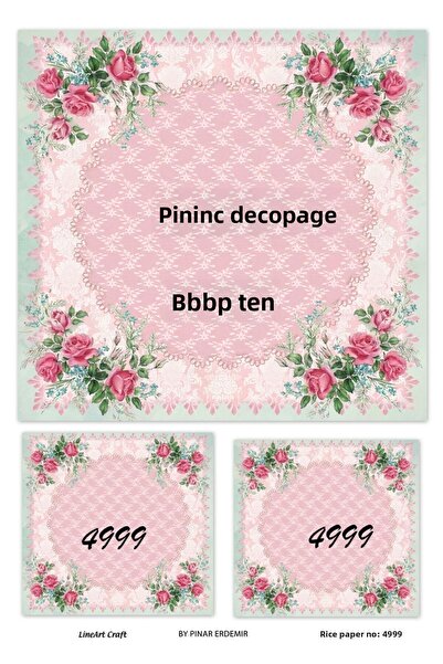 LİNEART Lineart Brass Decopage Paper No:L4999- 29X42Cm