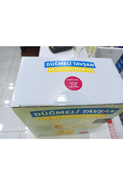 Tuva Yayıncılık Buttoned Rabbit-Amigurumi Kit-Sleeping Companion