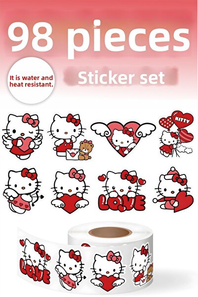 Grafikup مجموعة ملصقات مكونة من 98 قطعة - ملصق زجاجة مياه للكمبيوتر المحمول