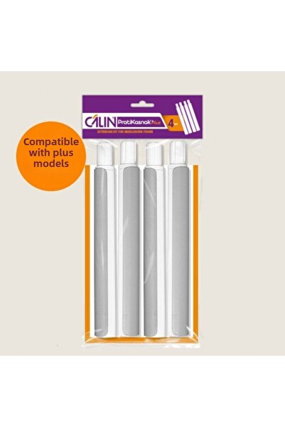 CALIN Câlın Pratikasnak Plus جهاز تمديد 4 قطع 18.5 سم رمادي
