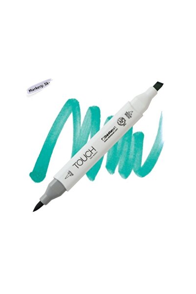 Shinhan Art Touch Twin Brush Pen : Double Sided Marker : B65 Ice Blue