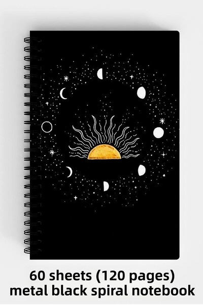 Anime Marketi دفتر ملاحظات ذو غلاف صلب مقاس A5 بتصميم جمالي 120 ورقة