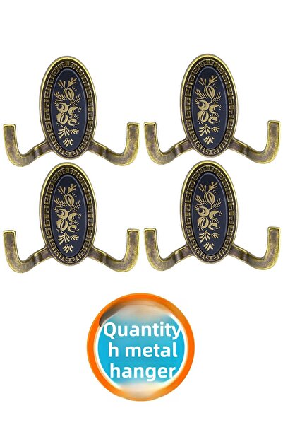 NZB شماعة ملابس حائطية، خزانة معدنية، شماعة مناشف الملابس، شماعة صفراء عتيقة،...