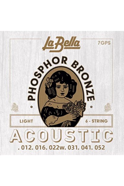 Labella La Bella 7Gps Phospor Bronze Acoustic Guitar String (0.12 - 0.52)