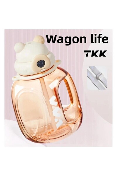 Vagonlife Tritan Water Bottle 1200 ml White