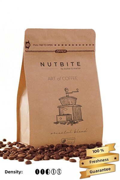 NUTBITE مزيج شرقي 250 جرام - (خيار حبوب أو مطحون) - قهوة حبوب معتمدة الجودة