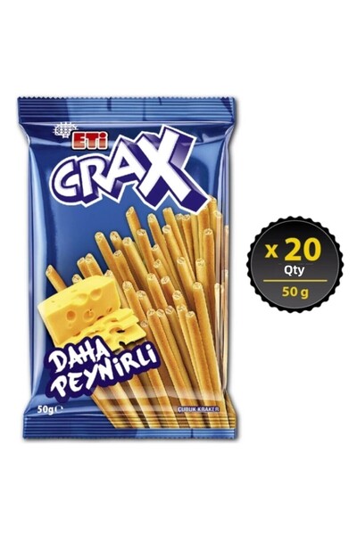 Eti 20X50G Crax Cheese Cracker