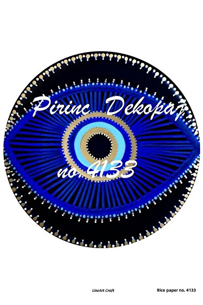 LİNEART Brass Decopage Paper La-4133