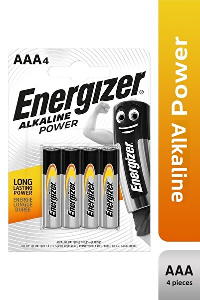 Energizer Baterie, 4 kusy, alkalické, blistr