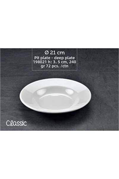 TUVA MELAMİN Classic 21 CmPit Plate Set of 6