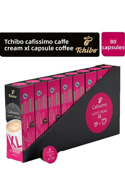 Tchibo Cafissimo Caffe Crema XL - 8 Wake Up Coffee Capsules