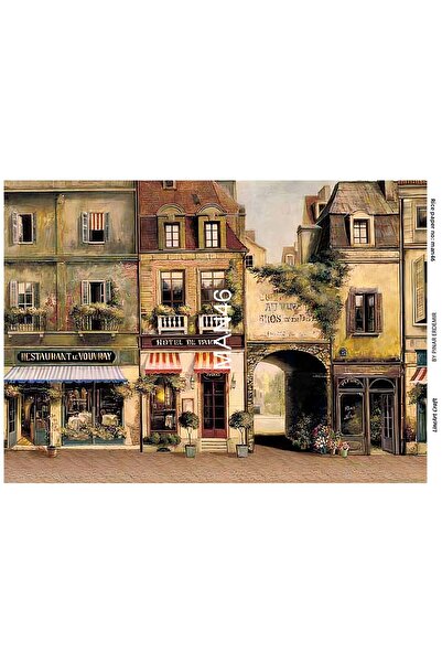 LİNEART ورق تزيين نحاسي رقم: MAN46 - 29X42 سم