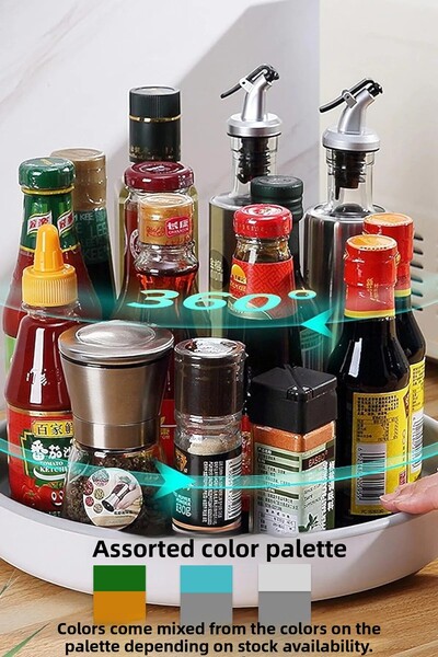 Şahane Pazar SHN-1121 FMA 011213   وعاء عرض رف دوار 360 درجة