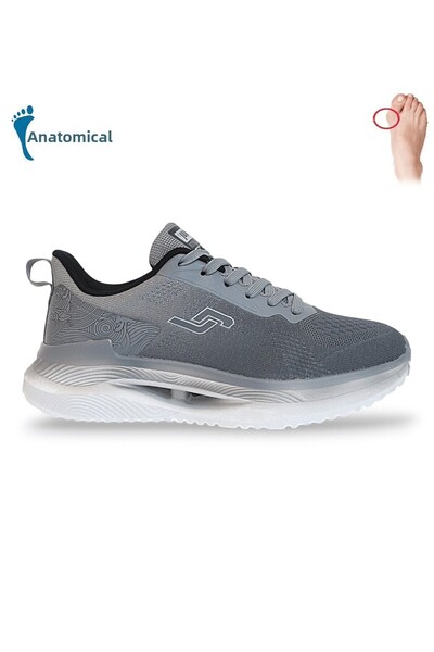 Jump 1814-29586 Anatomical Sole Knitwear Fabric Walking & Running Shoes - NKT01814-grey-45