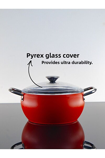 Bonera Pro-Plus 24 cm Red Deep Pot