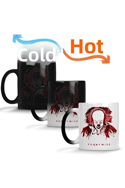 Baskı Dükkanı كوب مج سحري من Pennywise 01 بورسلين