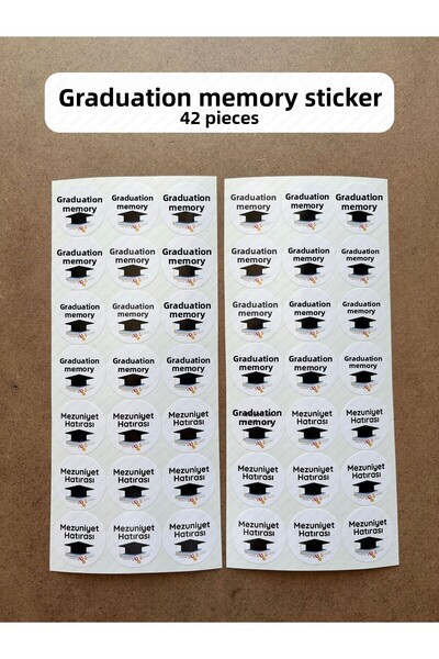 hdsticker 42 قطعة تذكارية التخرج ملصق عطلة سعيدة المعلم تسمية بطاقة تذكارية المدرسة هدية 3 سنتيمتر 9