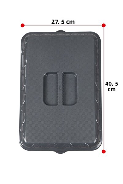 İronika Anthracite Rectangular Plastic Pyrex Cover