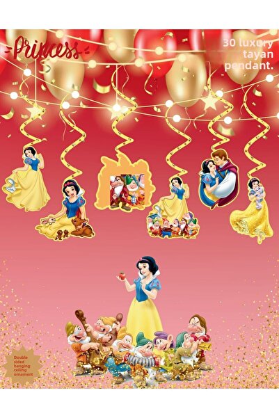 Cadde Süs Τρισδιάστατο πολυτελές κρεμαστό φωτιστικό οροφής με θέμα την Χιονάτη