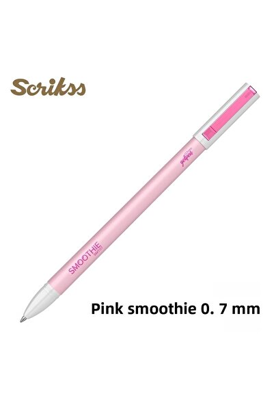 Scrikss قلم جل سموثي 0.7 ملم وردي