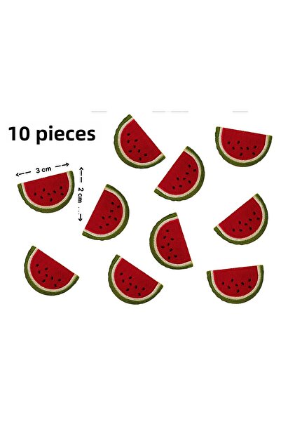 Megas Etiket Iron-On Watermelon Set Woven Crest/Patch