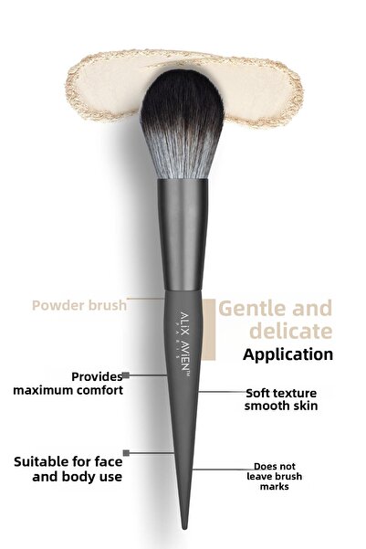 Alix Avien فرشاة البودرة - فرشاة البودرة