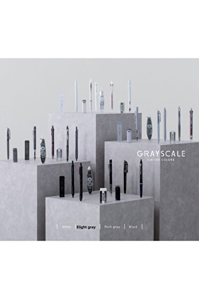 Tombow Mono Graph 2024 Limited Gray Scale Light Gray Mekanik Kurşun Kalem 0,5mm Açık Gri